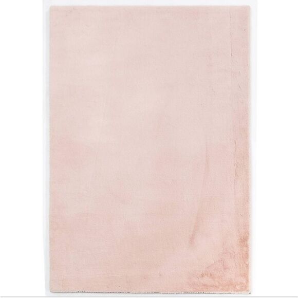 Thalia Sodi Plush Faux Fur Accent Rug- Pink - Picture 2 of 7